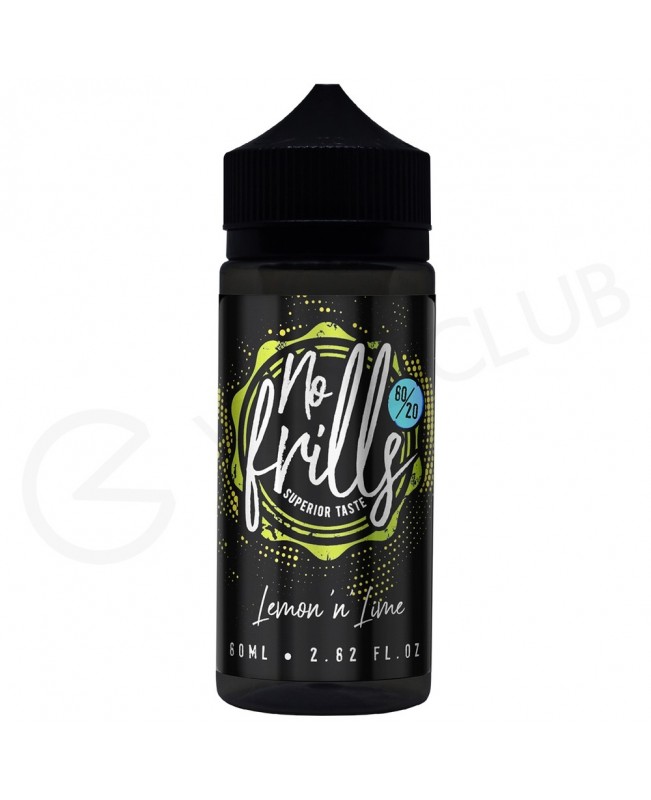 Lemon & Lime Sorbet Shortfill E-Liquid by No Frills 80ml