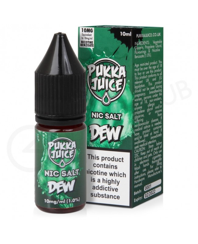 Dew Nic Salt E-Liquid by Pukka Juice