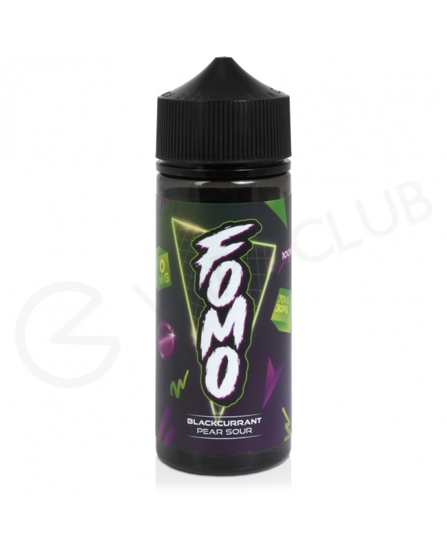 Blackcurrant Pear Sours Shortfill E-Liquid by Fomo 100ml