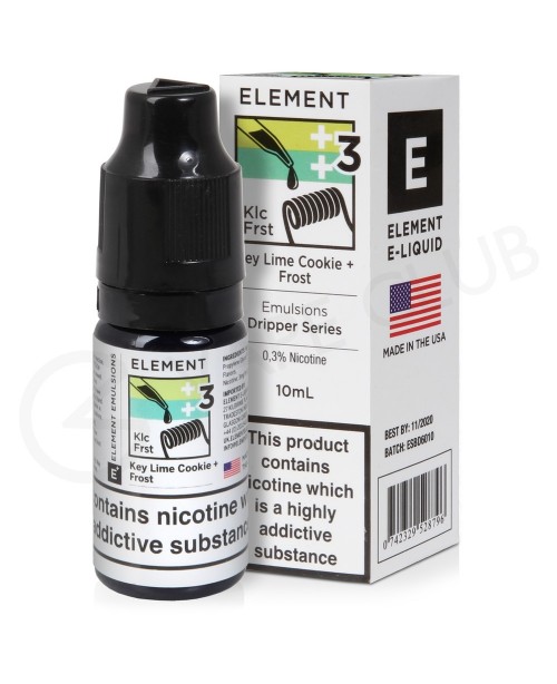 Key Lime Cookie & Frost E-Liquid by Element Em...