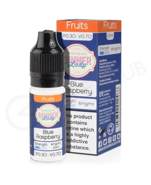 Blue Raspberry E-Liquid by Dinner Lady 70/30