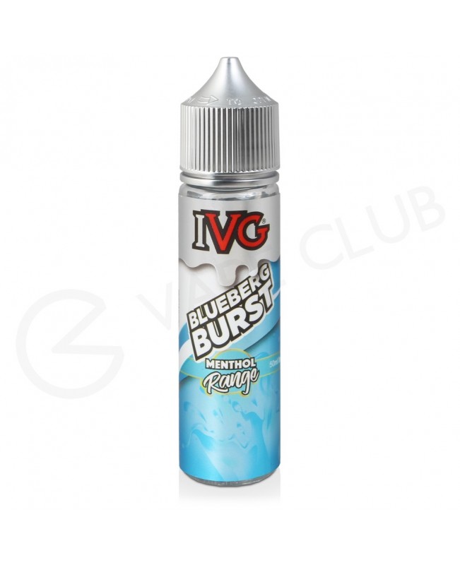 Blueberg Burst Shortfill E-liquid by IVG Menthol 50ml