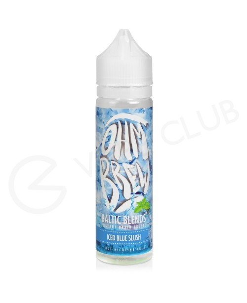 Iced Blue Slush Shortfill E-liquid by Ohm Brew Bal...