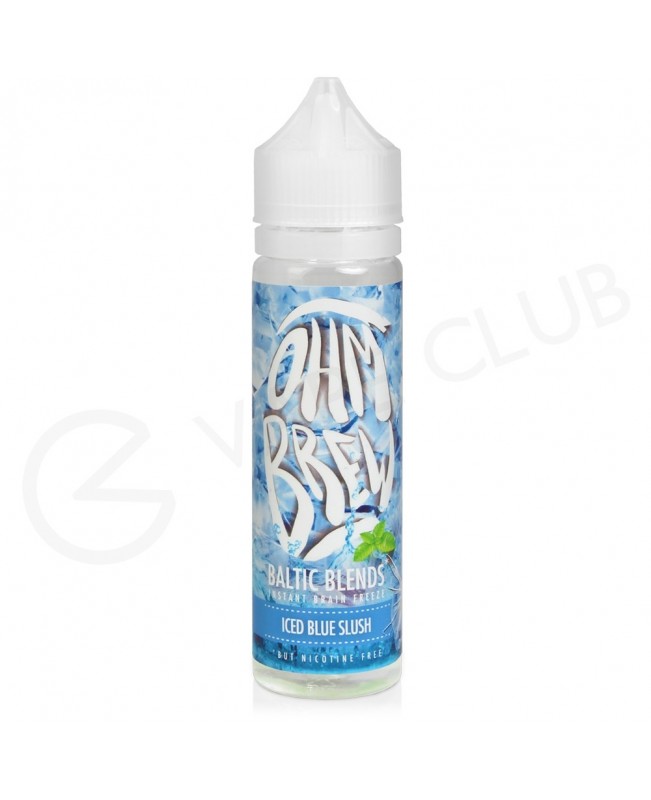 Iced Blue Slush Shortfill E-liquid by Ohm Brew Baltic Blends 50ml