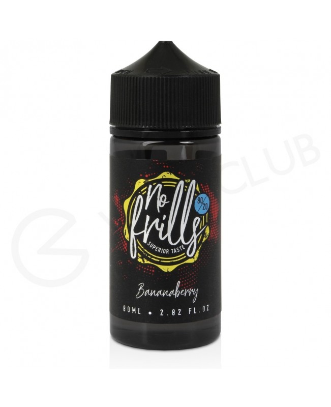 Bananaberry Shortfill E-Liquid by No Frills 80ml