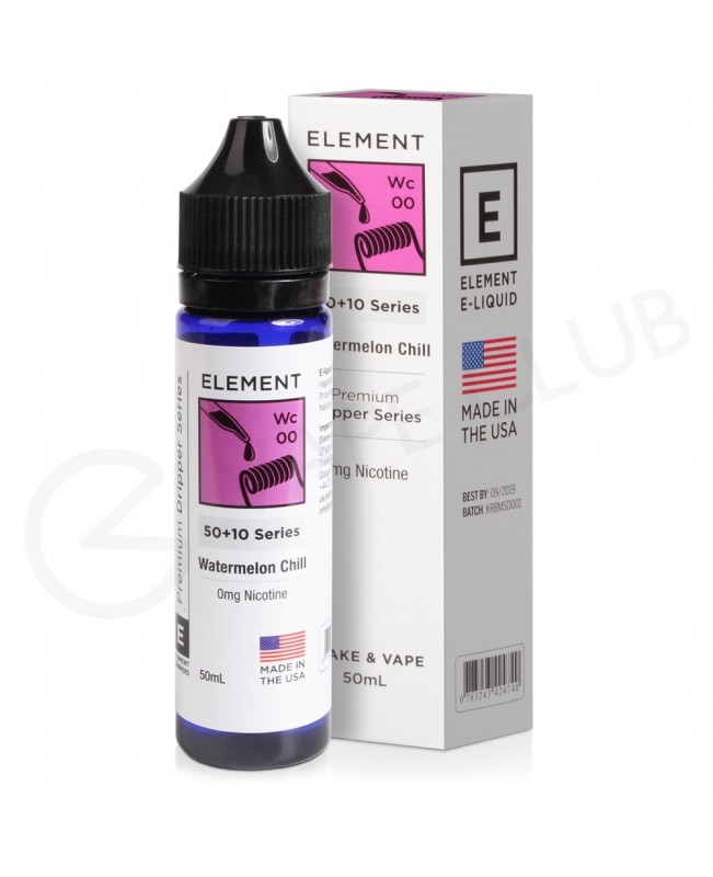 Watermelon Chill Dripper Shortfill E-Liquid by Element 50ml