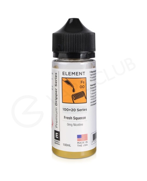 Fresh Squeeze Dripper Shortfill E-Liquid by Elemen...