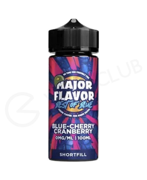 Blue Cherry Cranberry Shortfill E-Liquid by Major ...