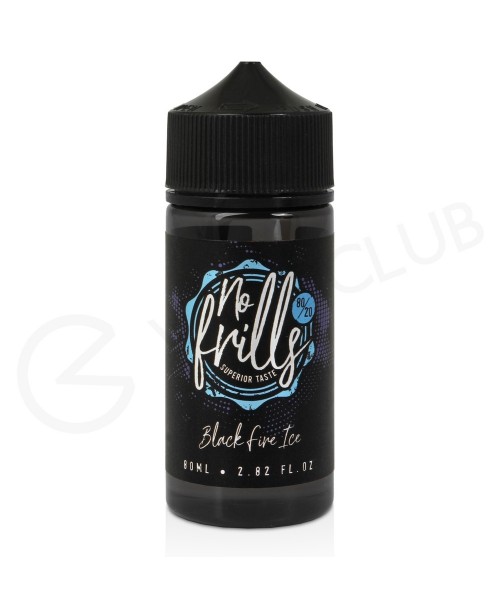 Black Fire Ice Shortfill E-Liquid by No Frills 80m...