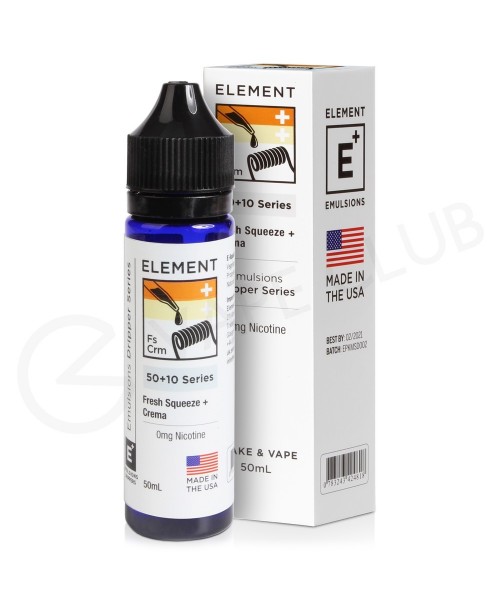 Fresh Squeeze & Crema Shortfill E-Liquid by El...