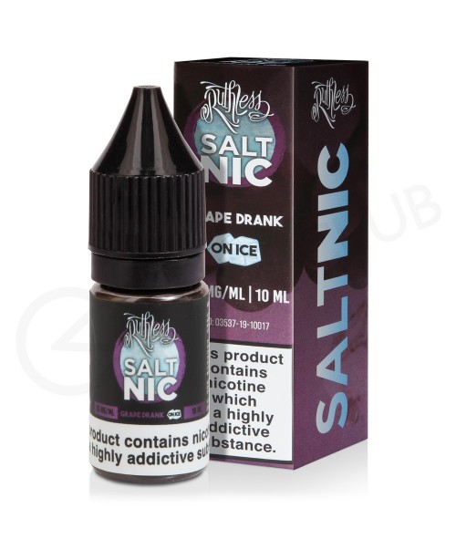 Grape Drank on Ice Nic Salt E-Liquid by Ruthless