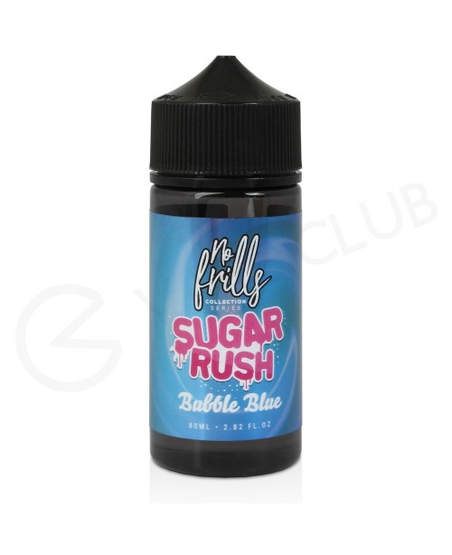 Bubble Blue Shortfill E-Liquid by No Frills Sugar ...