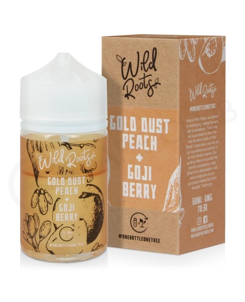 Gold Dust Peach & Goji Berry Shortfill E-Liqui...