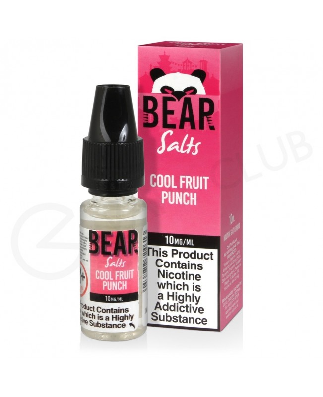 Cool Fruit Punch Nic Salt E-Liquid by Bear Salts