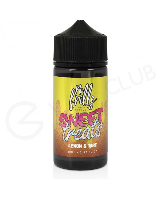 Lemon & Tart Shortfill E-Liquid by No Frills Sweet Treats 80ml