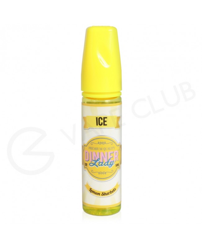 Lemon Sherbet Ice Shortfill E-Liquid by Dinner Lady 50ml