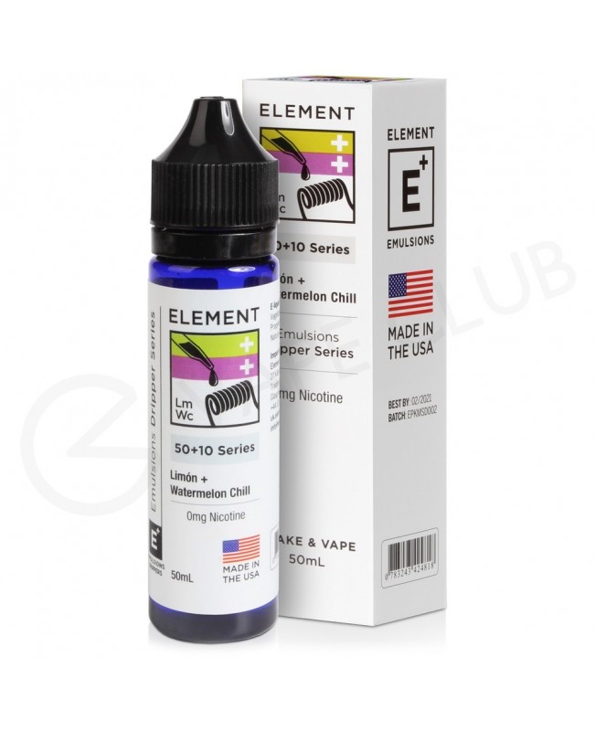 Limon & Watermelon Chill Shortfill E-Liquid by Element Emulsions 50ml