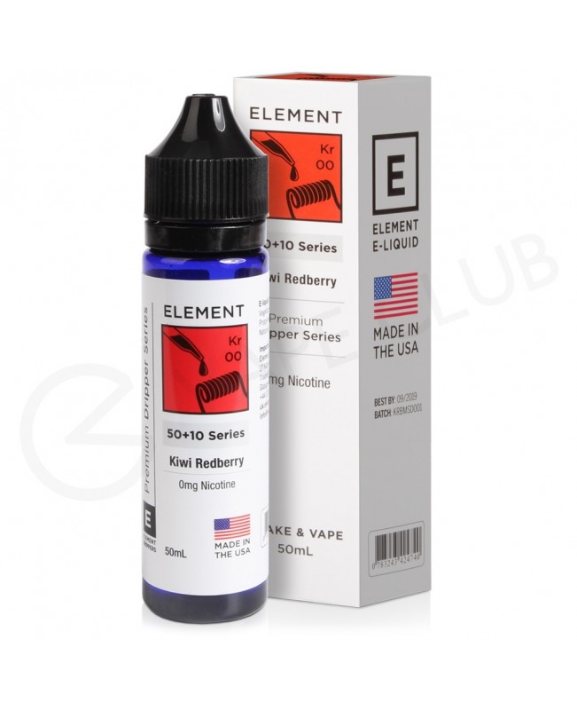 Kiwi Redberry Dripper Shortfill E-Liquid by Element 50ml