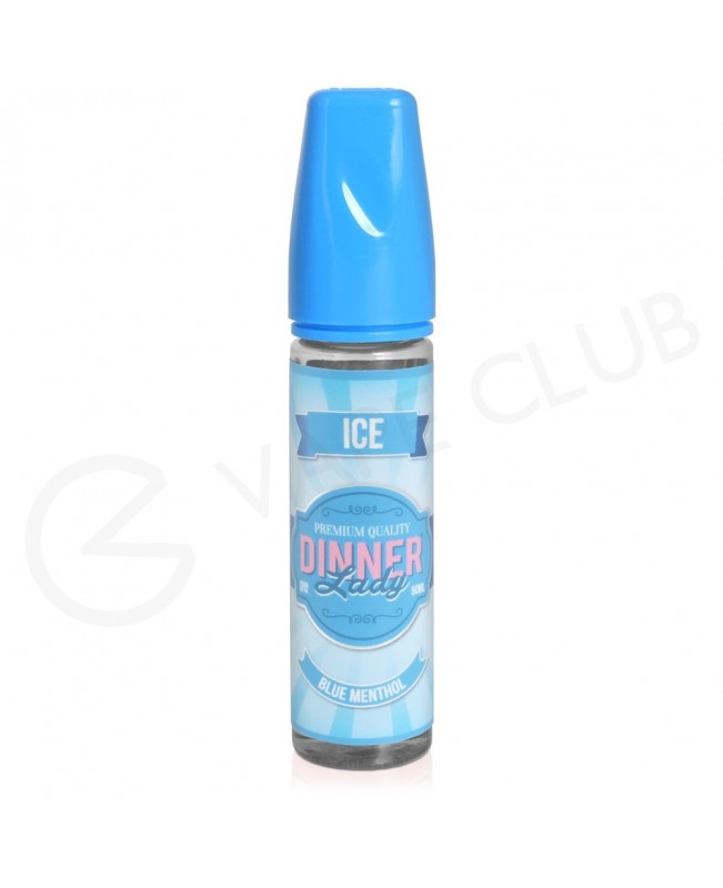 Blue Menthol Shortfill E-Liquid by Dinner Lady 50ml