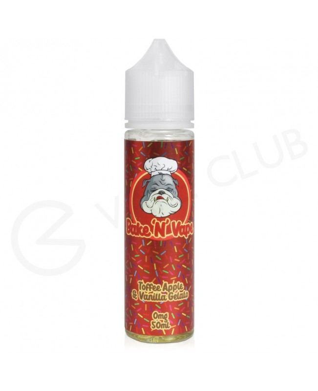 Toffee Apple Pie and Vanilla Gelato Shortfill E-Liquid by Bake N Vape 50ml