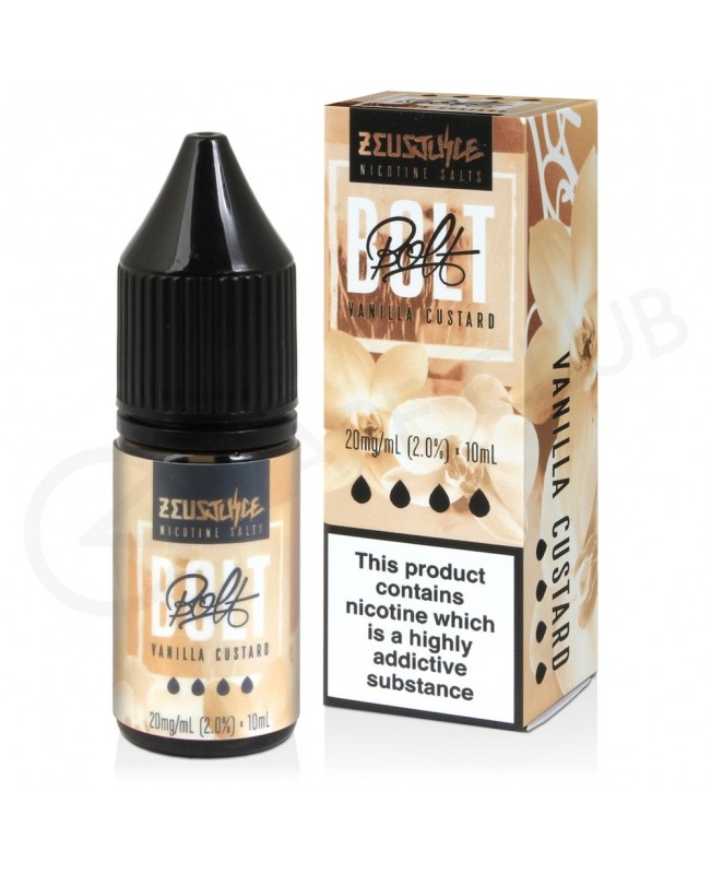 Vanilla Custard Nic Salt E-Liquid by Bolt