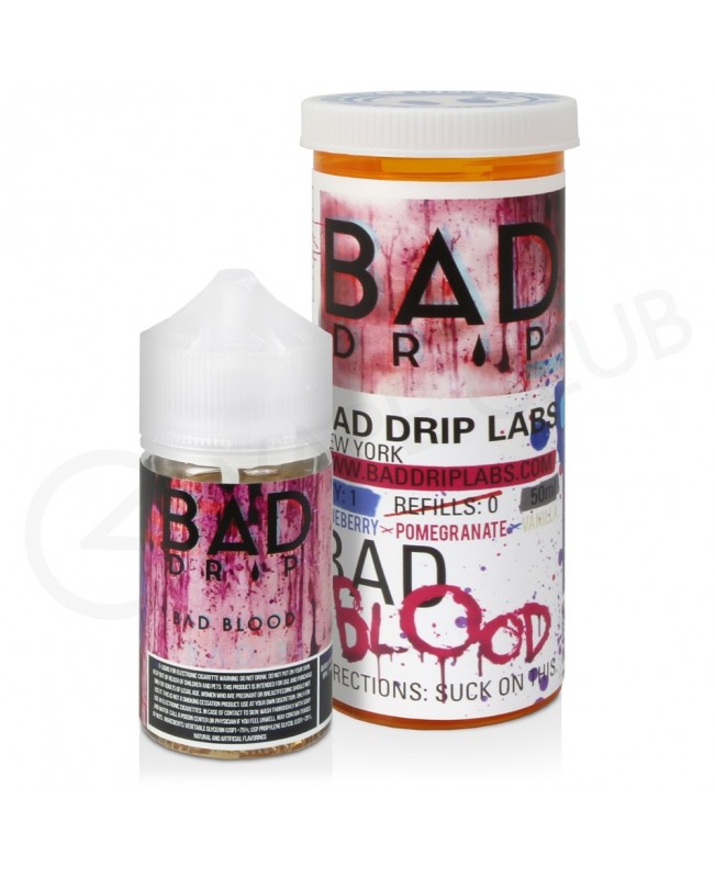 Bad Blood Shortfill E-liquid by Bad Drip Labs 50ml