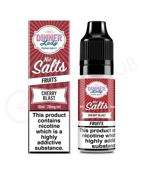 Cherry Blast Nic Salt E-Liquid by Dinner Lady