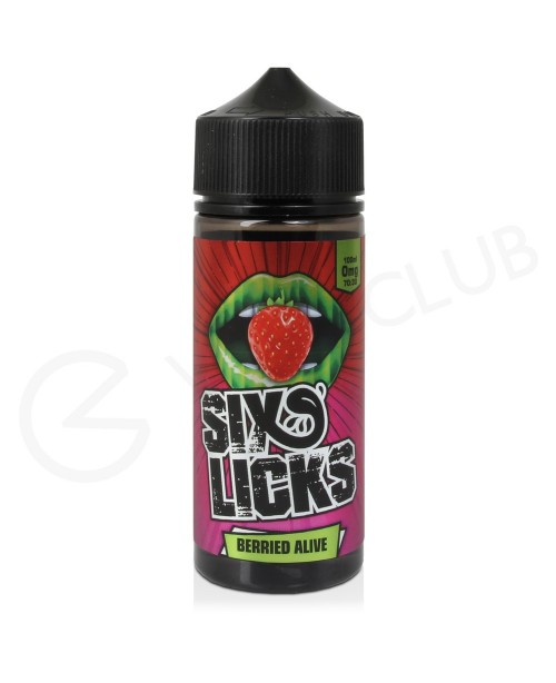 Berried Alive Shortfill E-Liquid by Six Licks