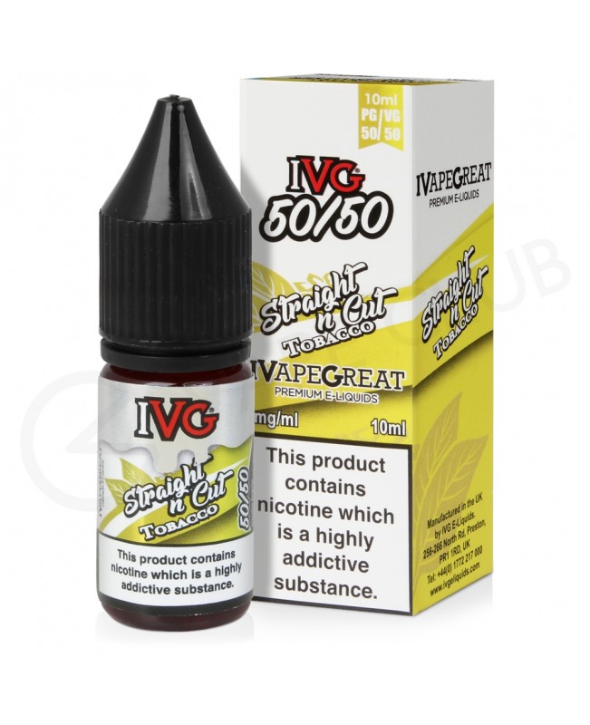 Straight N Cut Tobacco E-Liquid by IVG 50/50