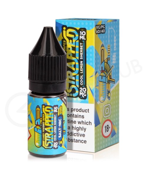 Cool Lemon Sherbet Nic Salt E-Liquid by Strapped