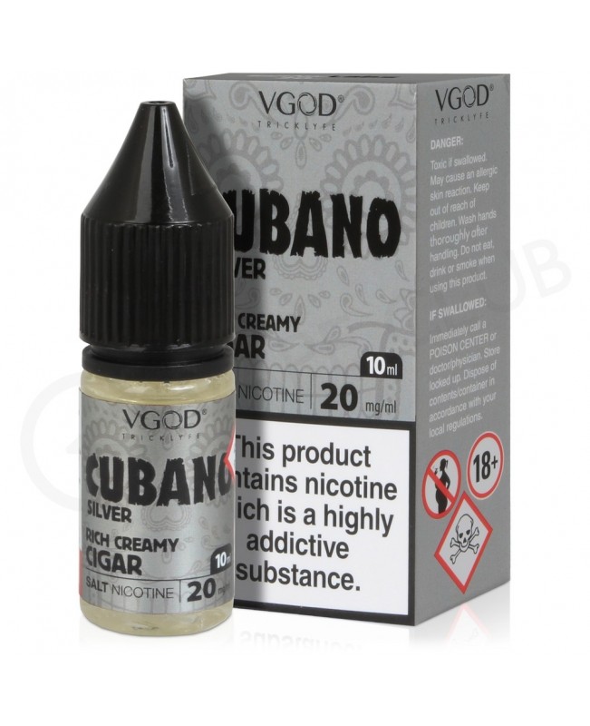 Cubano Silver Nic Salt E-Liquid by VGOD