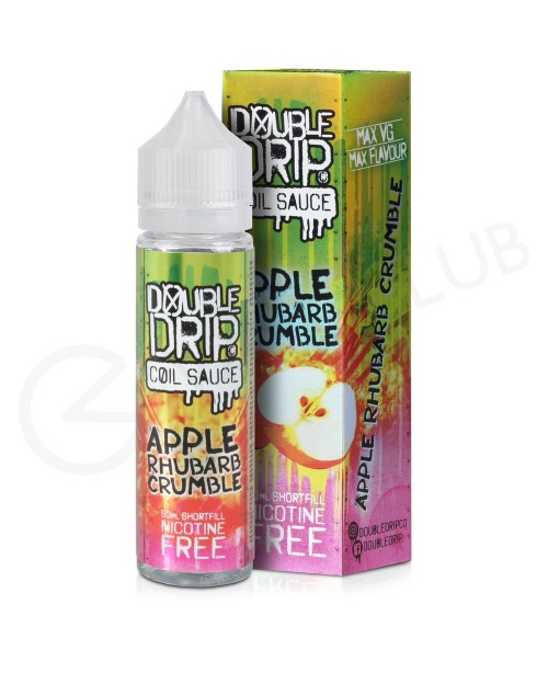 Apple Rhubarb Crumble Shortfill E-Liquid by Double...