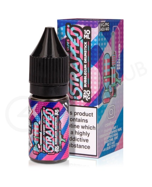 Bubblegum Drumstick Nic Salt E-Liquid by Strapped