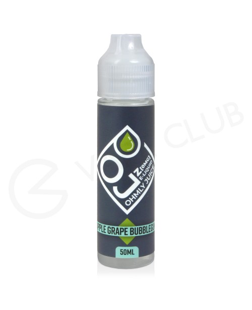 Apple Grape Bubblegum Shortfill E-Liquid by Ohmly ...