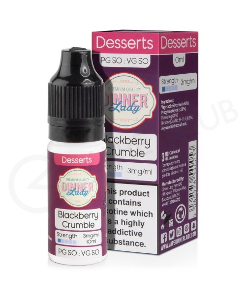 Blackberry Crumble E-Liquid by Dinner Lady 50/50