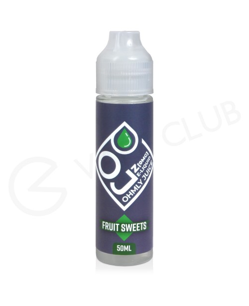 Fruit Sweets Shortfill E-Liquid by Ohmly Juice 50m...