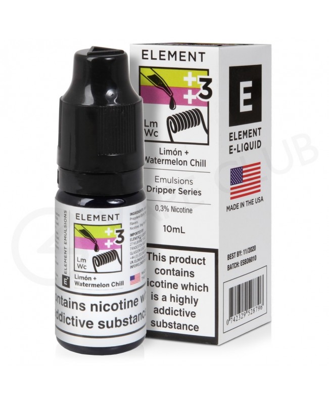 Limon & Watermelon Chill E-Liquid by Element Emulsions