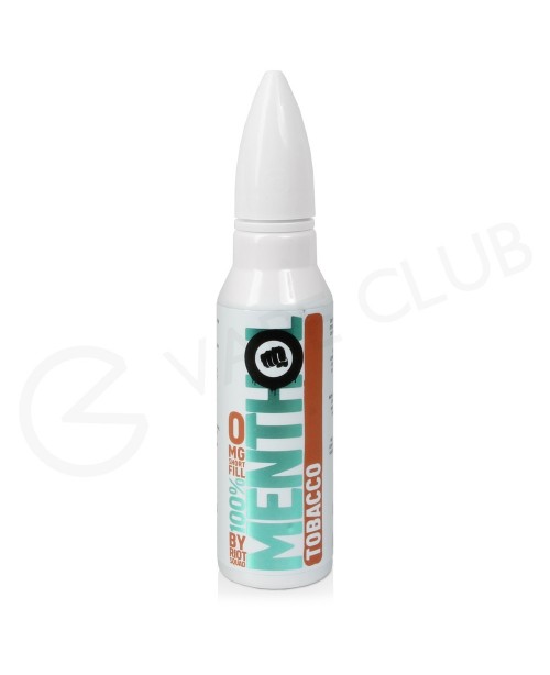 Tobacco Menthol Shortfill E-Liquid by Riot Squad