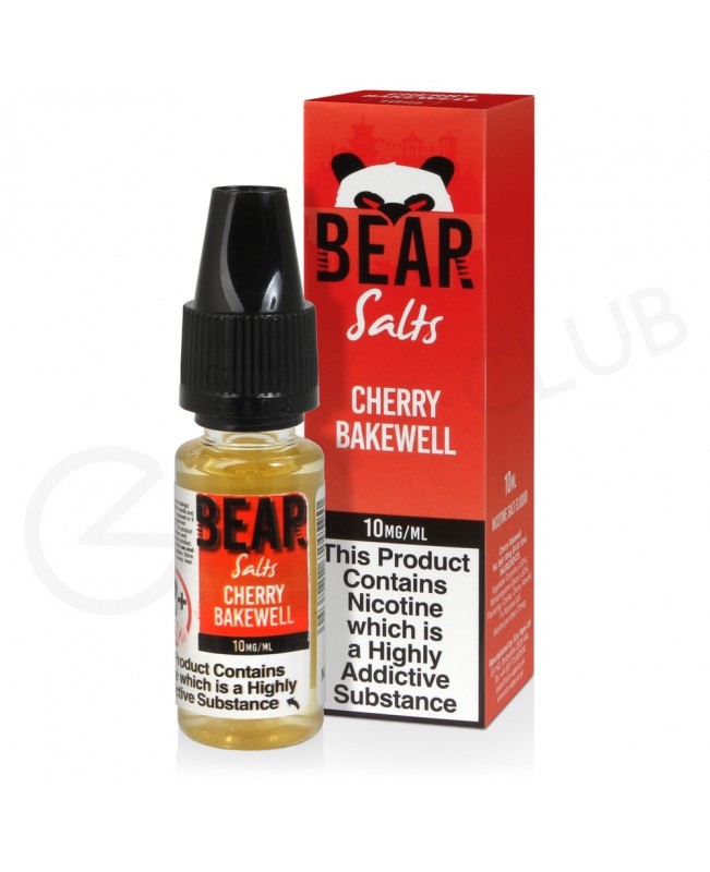 Cherry Bakewell Nic Salt E-Liquid by Bear Salts