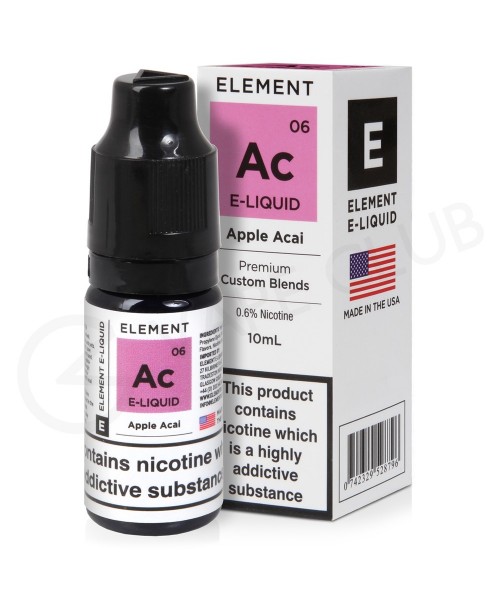 Apple Acai E-Liquid by Element 50/50