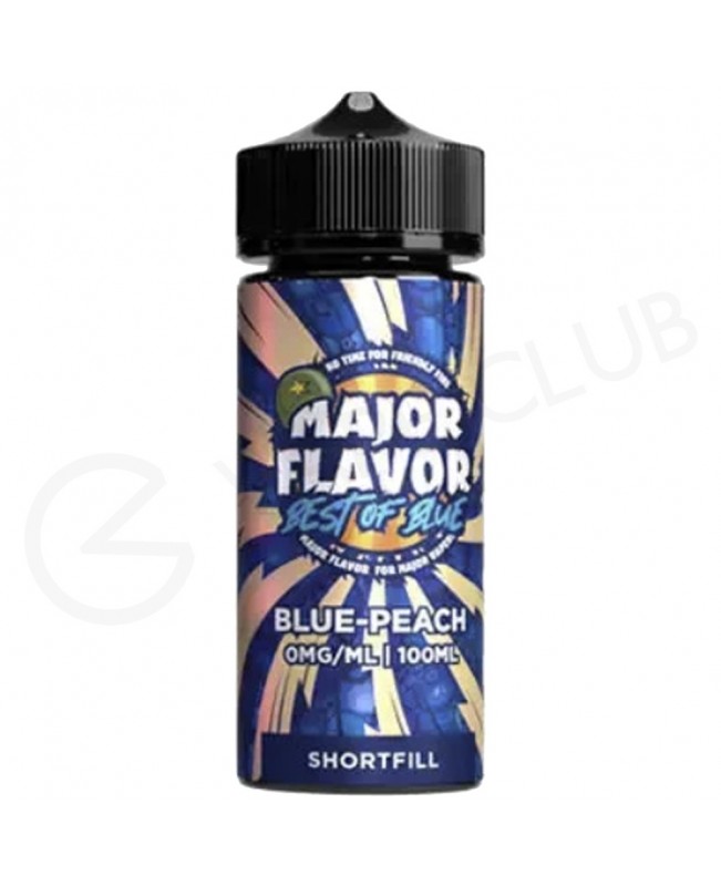 Blue Peach Shortfill E-Liquid by Major Flavour Best of Blue