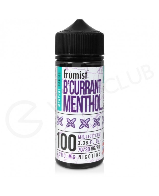 B'Currant Shortfill E-Liquid by Frumist Menthol 100ml