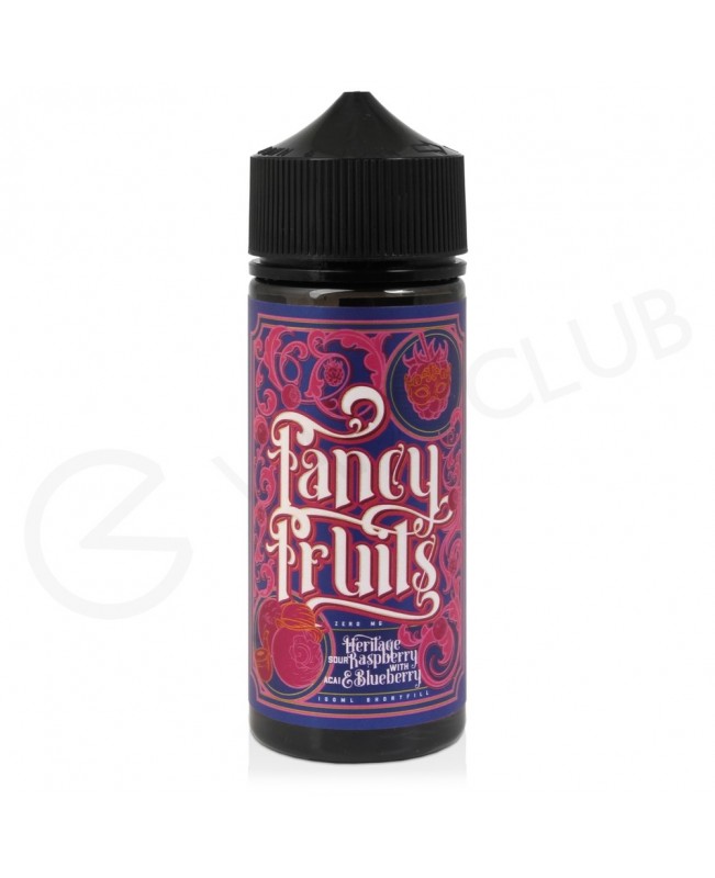 Heritage Sour Raspberry, Acai & Blueberry Shortfill E-Liquid by Fancy Fruits 100ml