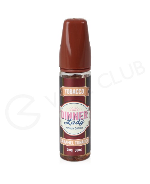 Caramel Tobacco Shortfill E-Liquid by Dinner Lady ...