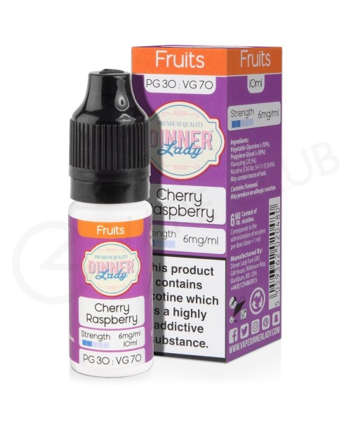 Cherry Raspberry E-Liquid by Dinner Lady 70/30