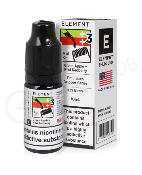 Green Apple & Kiwi Redberry E-Liquid by Elemen...