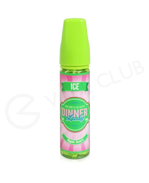 Apple Sours Ice Shortfill by Dinner Lady 50ml