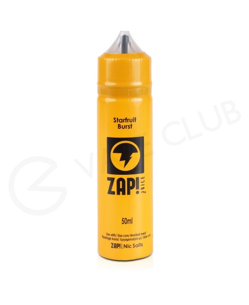 Starfruit Burst Shortfill E-Liquid by Zap! Juice 5...