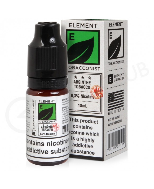 Absinthe Tobacco E-Liquid by Element Tobacconist