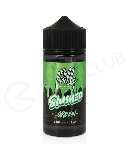 Green Shortfill E-Liquid by No Frills Slushed 80ml